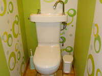 WiCi Concept, auf das WC anpassungsfähiges Waschbecken  - Herr C (Frankreich - 27)